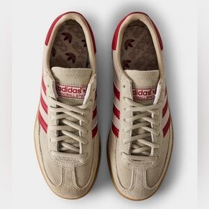 adidas Cream and Red Handball Spezial Sneakers